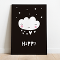 Kinderkamer Poster Wolk