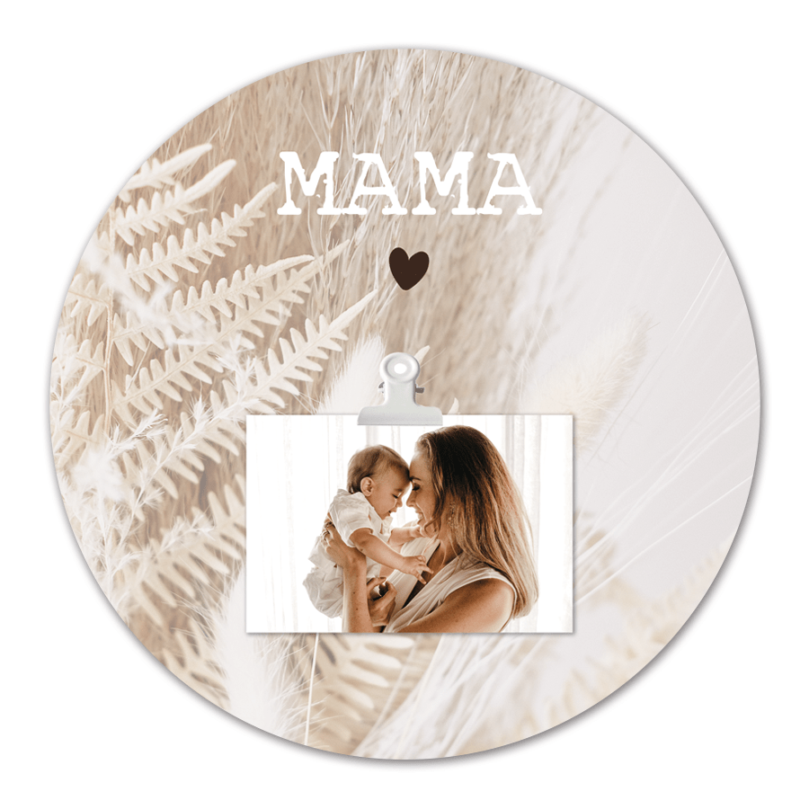 Cirkel Met Foto Mama