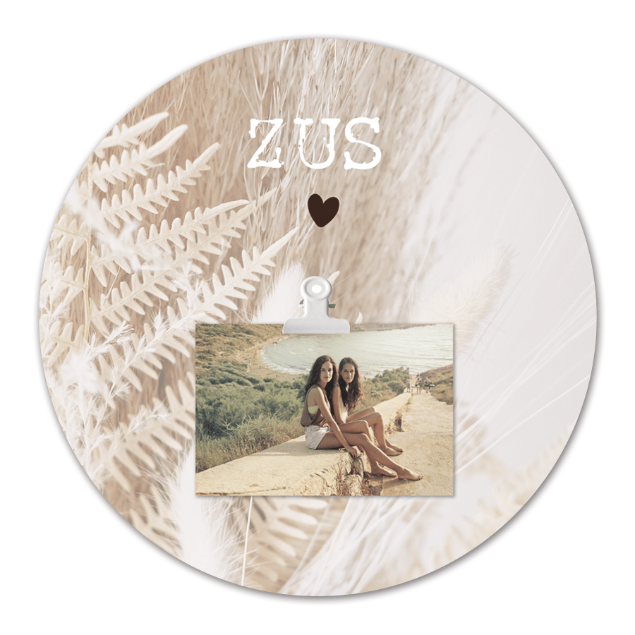 Cirkel Met Foto Zus
