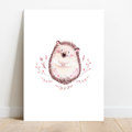 Kinderkamer Poster Egel